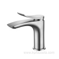 Black Handle Chrome Body Bathroom Basin Faucet